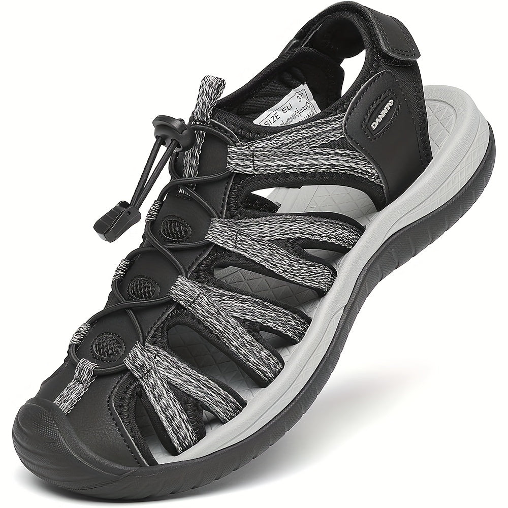 Women's Closed Toe Hiking Sandals with Adjustable Straps