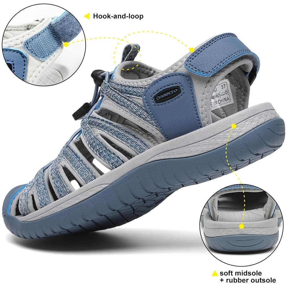 Women's Closed Toe Hiking Sandals with Adjustable Straps
