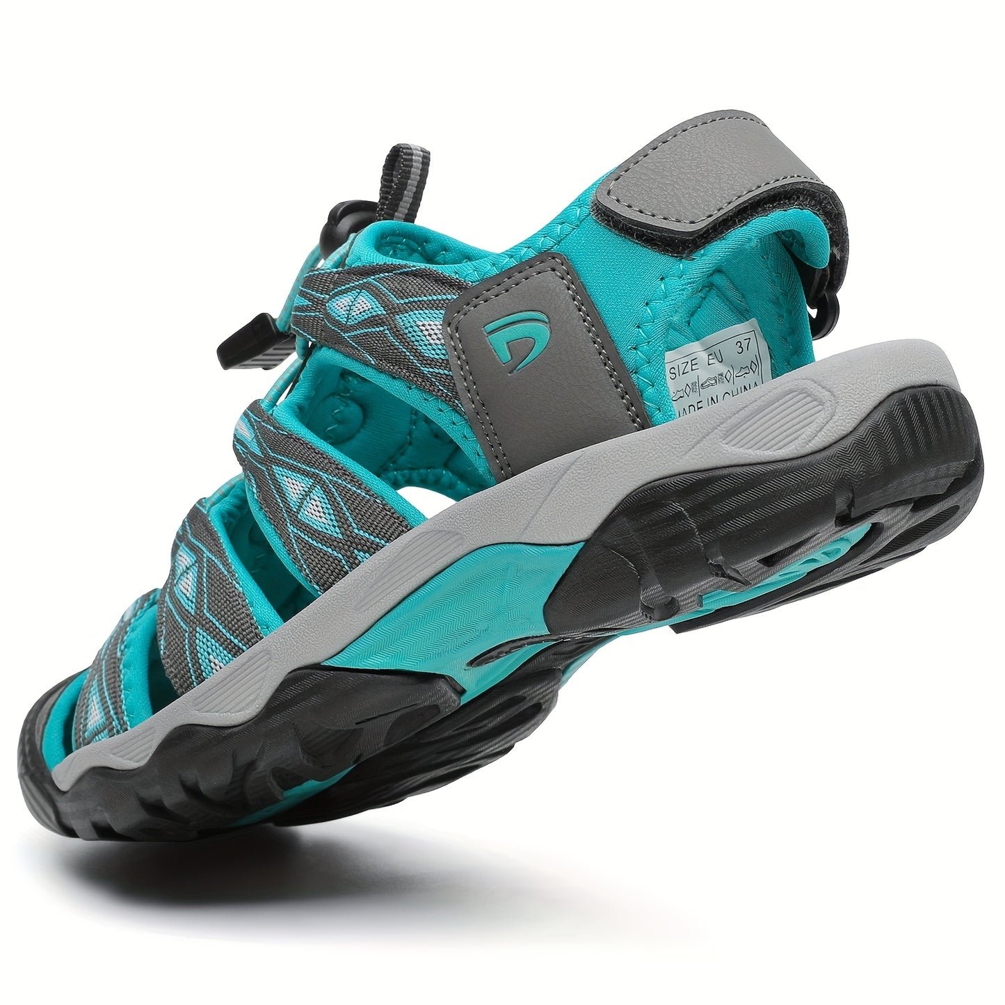 Women's Lightweight Sport Hiking Sandals with Adjustable Bungee Closure