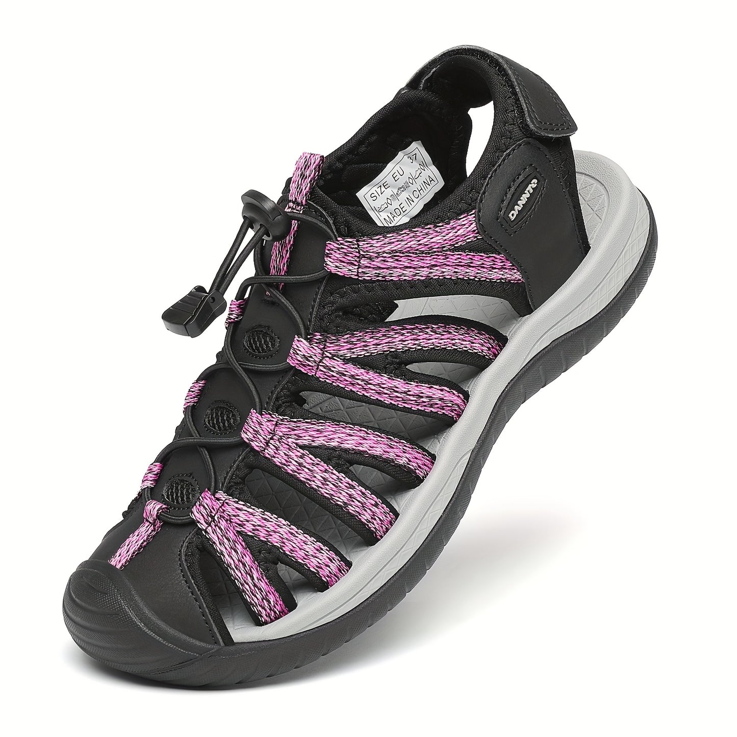 Women's Closed Toe Hiking Sandals with Adjustable Straps