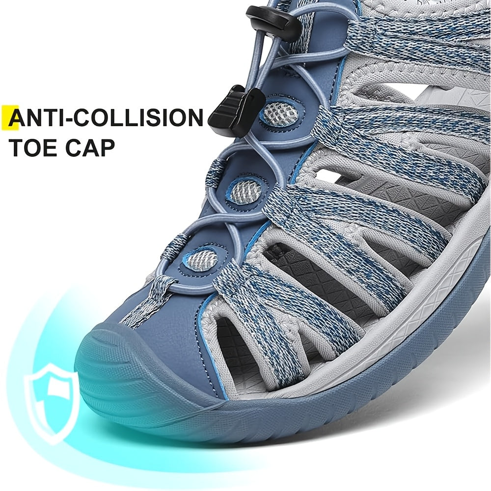 Women's Closed Toe Hiking Sandals with Adjustable Straps