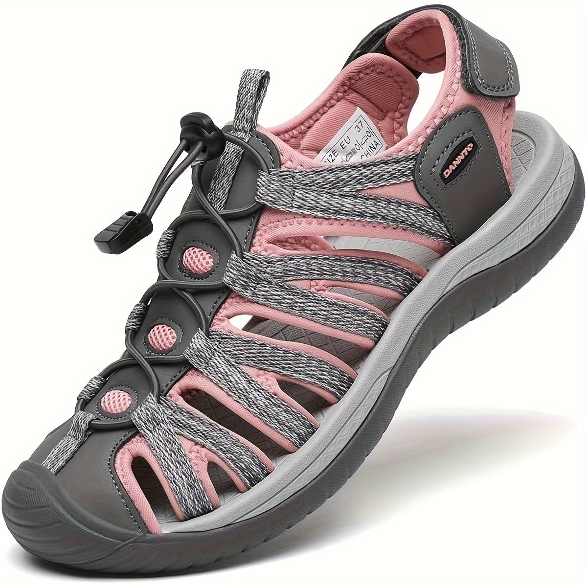 Women's Closed Toe Hiking Sandals with Adjustable Straps