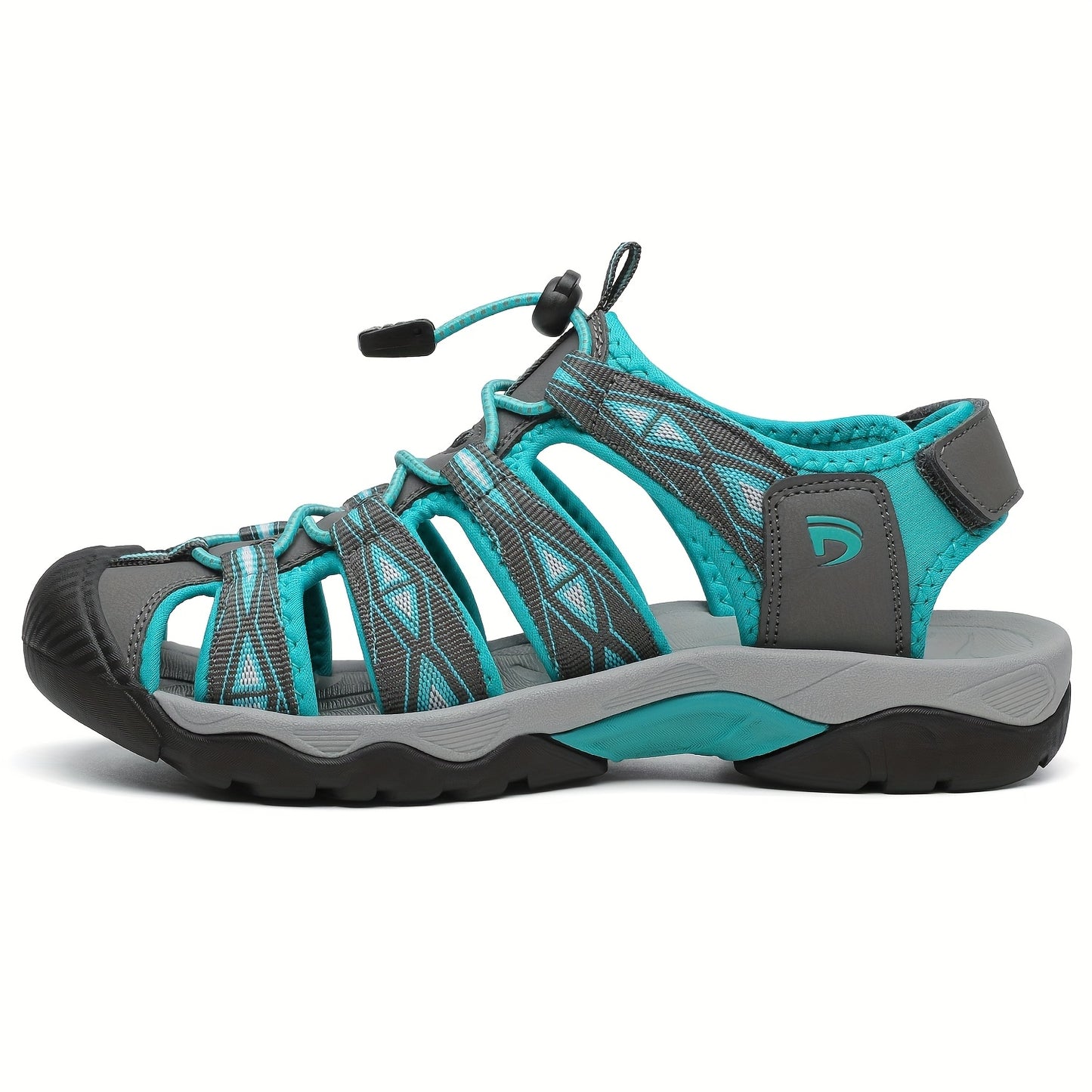 Women's Lightweight Sport Hiking Sandals with Adjustable Bungee Closure
