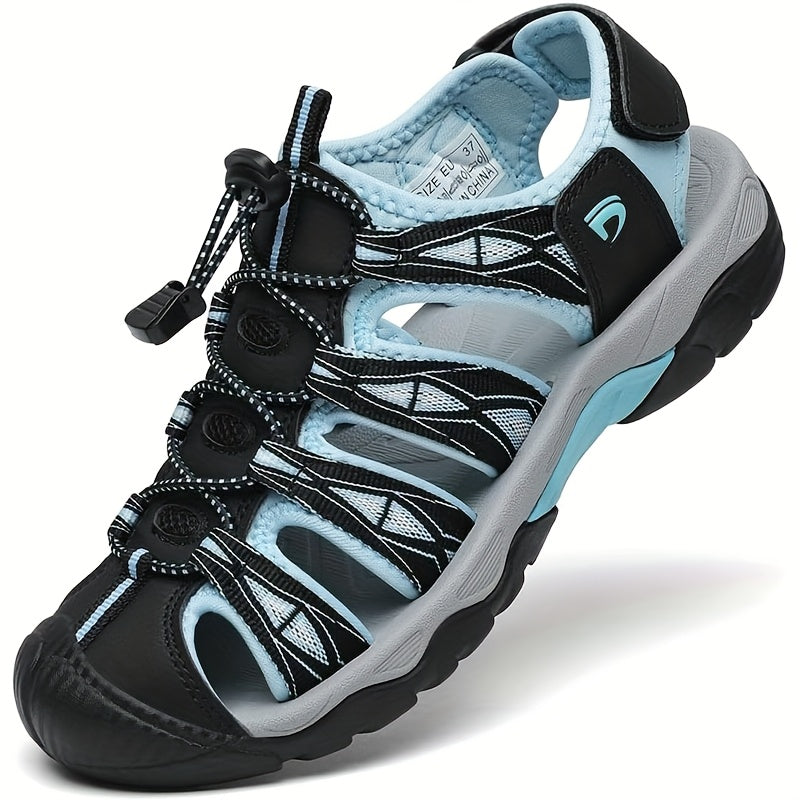 Women's Lightweight Sport Hiking Sandals with Adjustable Bungee Closure