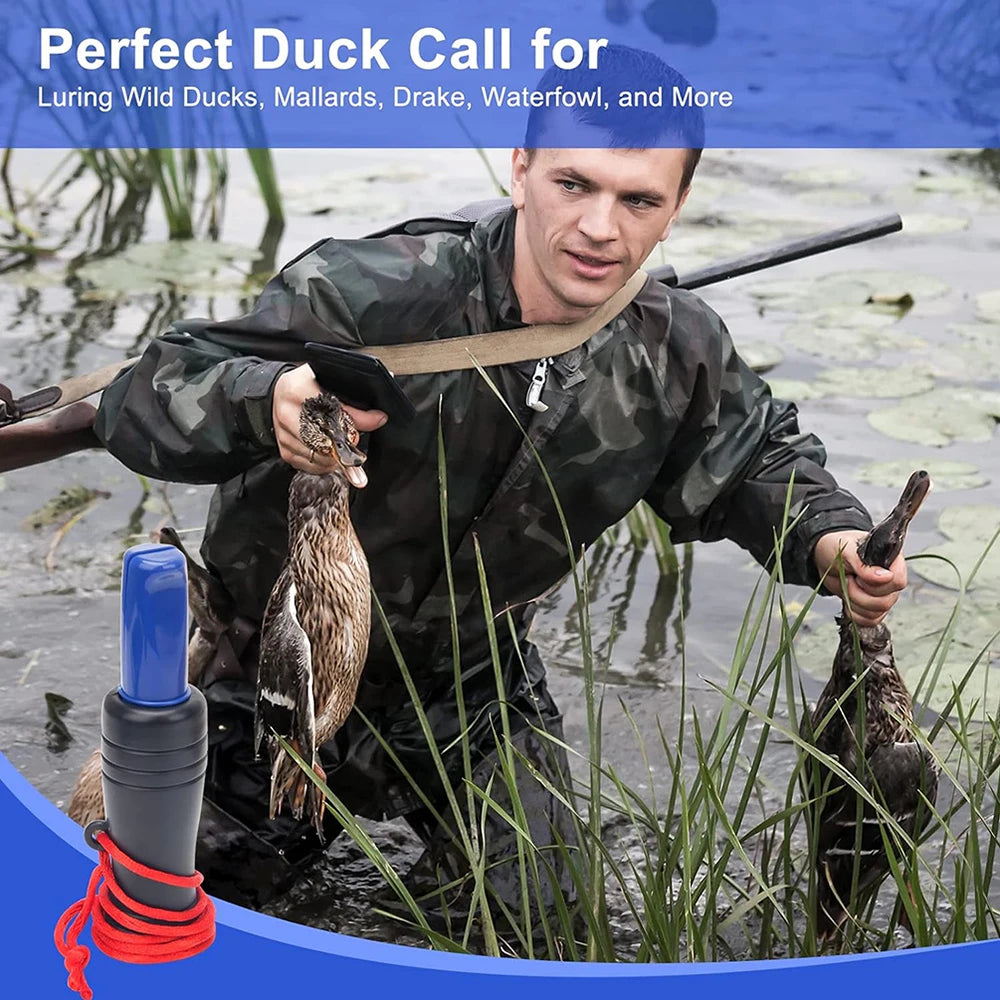 Duck Calls Whistle for Adults, Realistic Quack Caller