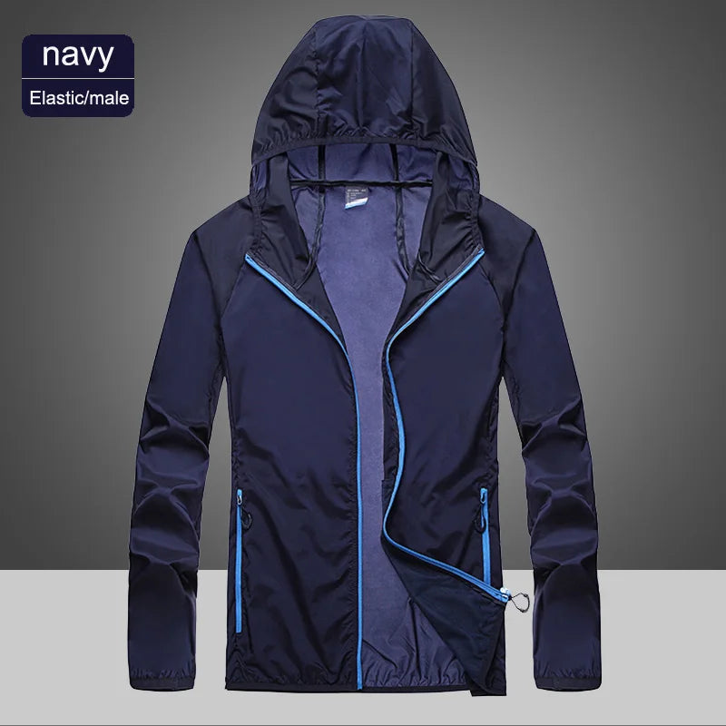 2023 Pocket Quick-Drying Sun Protection Jacket Ultrathin Windbreaker for Cycling Running Camping