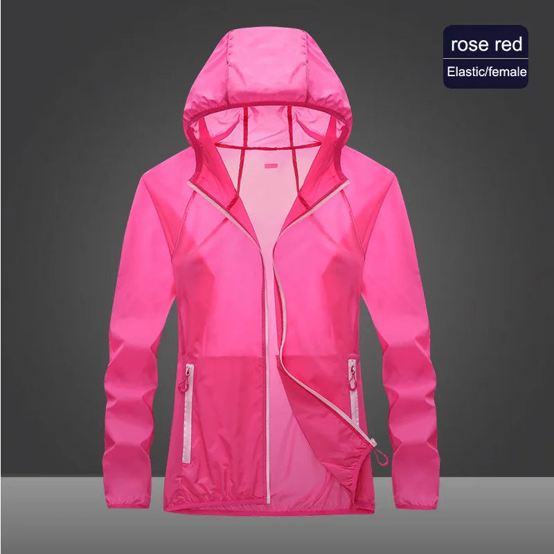 2023 Pocket Quick-Drying Sun Protection Jacket Ultrathin Windbreaker for Cycling Running Camping