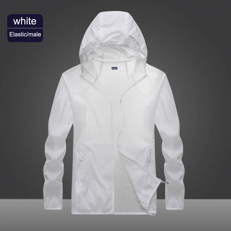 2023 Pocket Quick-Drying Sun Protection Jacket Ultrathin Windbreaker for Cycling Running Camping