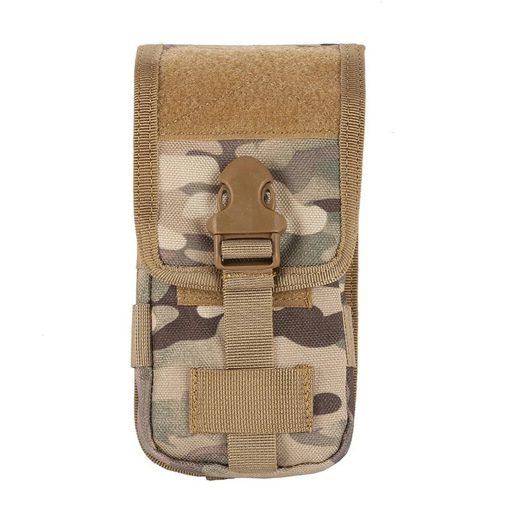 Tactical Double-Layer Phone Pouch Hunting Camouflage Molle Bags