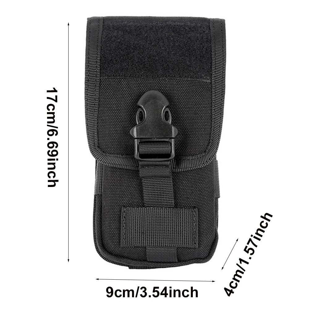 Tactical Double-Layer Phone Pouch Hunting Camouflage Molle Bags