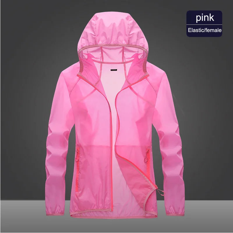 2023 Pocket Quick-Drying Sun Protection Jacket Ultrathin Windbreaker for Cycling Running Camping