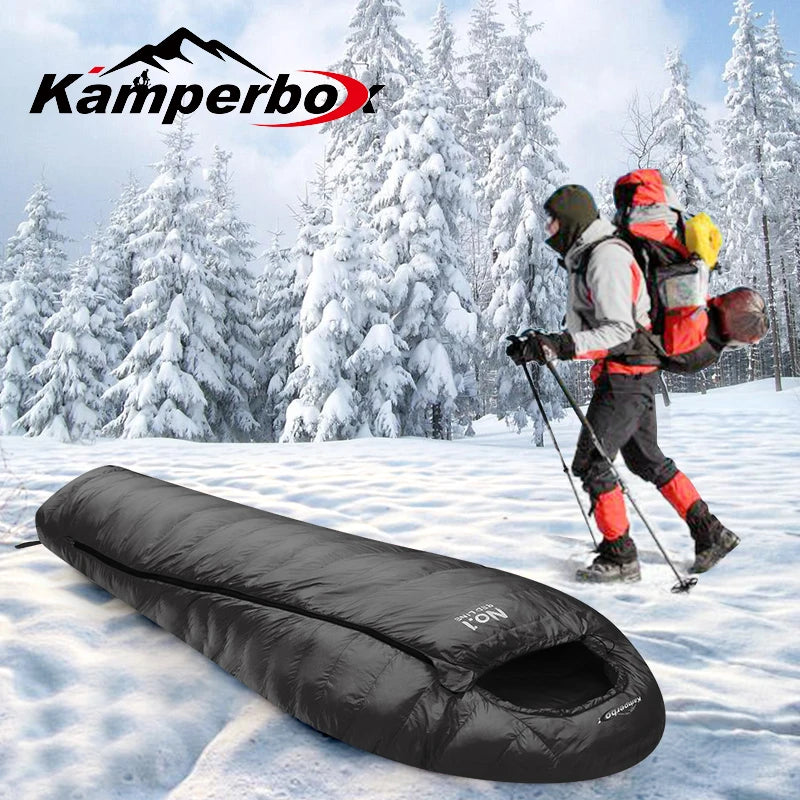 Kamperbox Ultralight Sleeping Bag Camping Winter Sleeping Bag for Adults