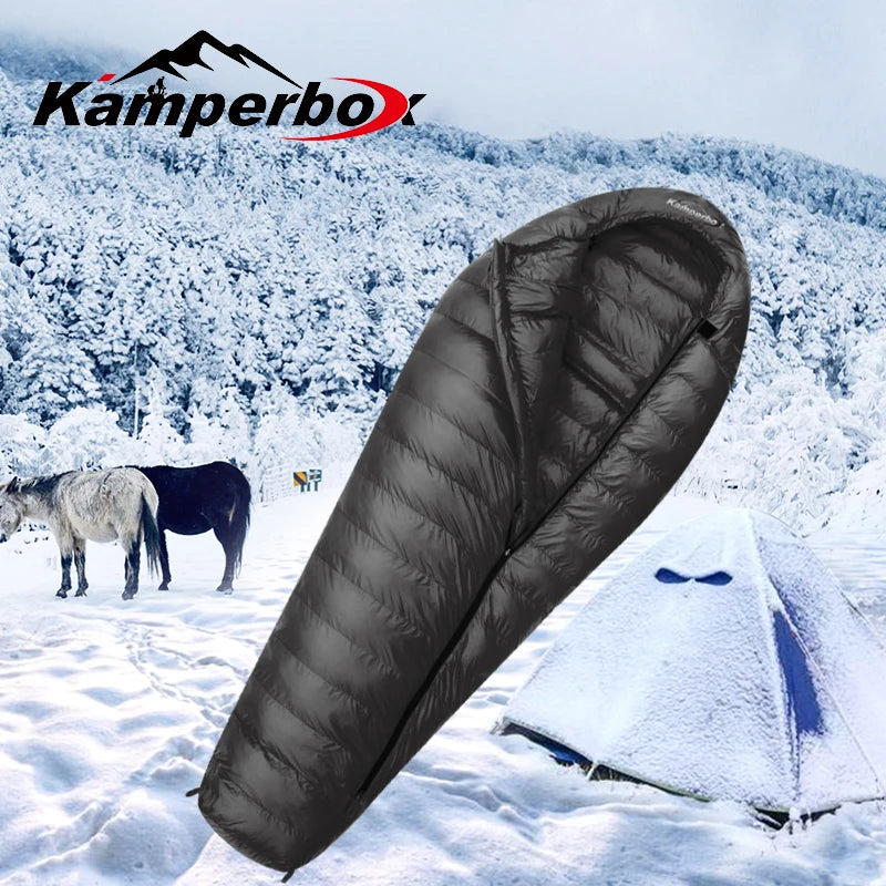 Kamperbox Ultralight Sleeping Bag Camping Winter Sleeping Bag for Adults
