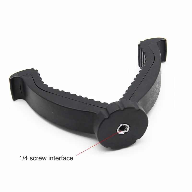 Aluminum Hunting Shooting Accessory V Shaped Rotating Yoke Monopod