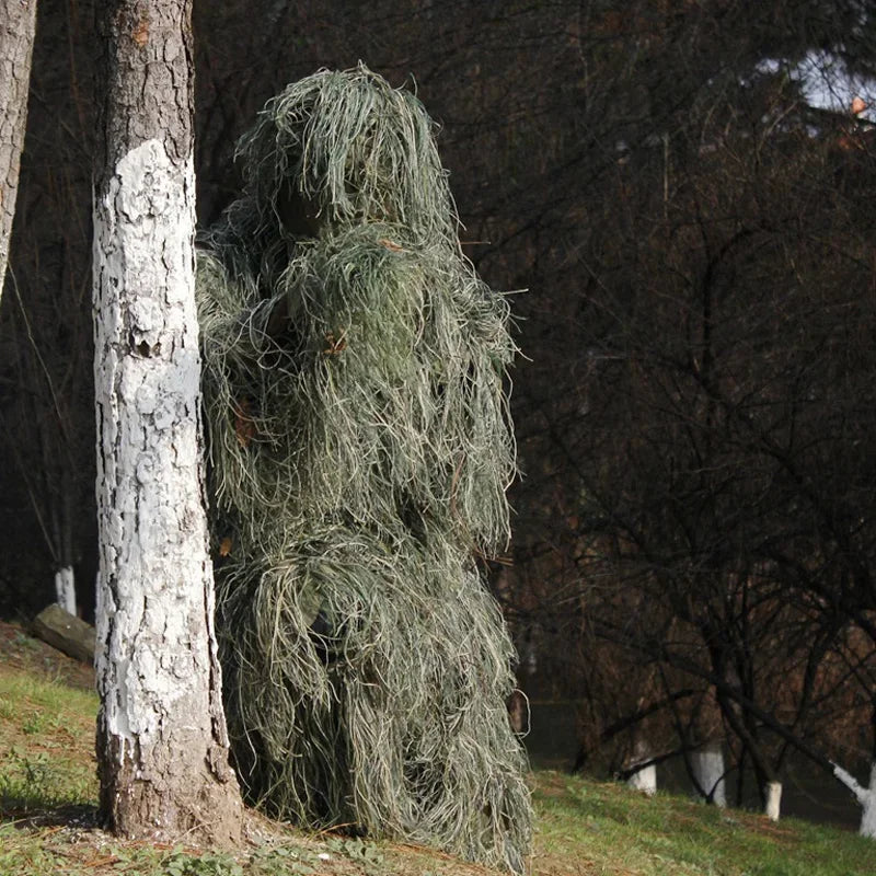 Camouflage Clothing 3D Withered Grass Ghillie Suit 5 PCS