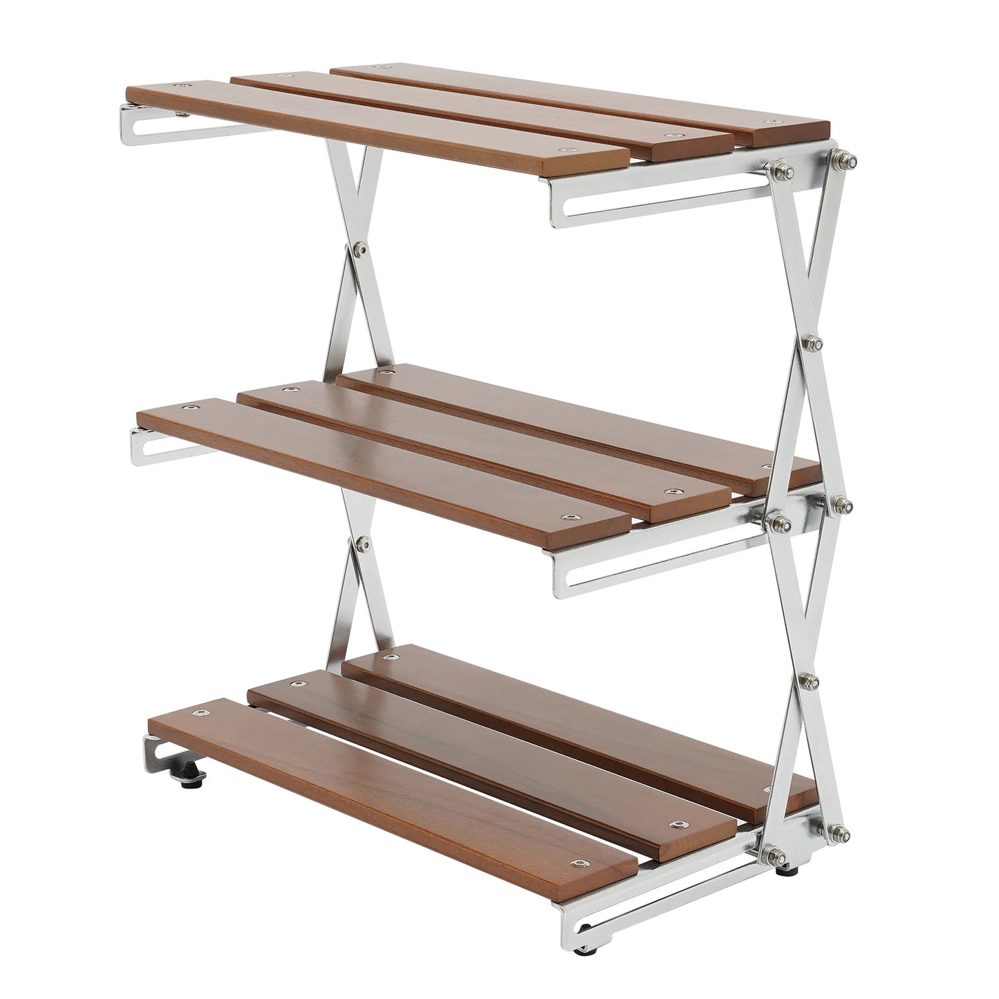 Outdoor Folding Storage Rack Bowl Tableware Storage for Camping
