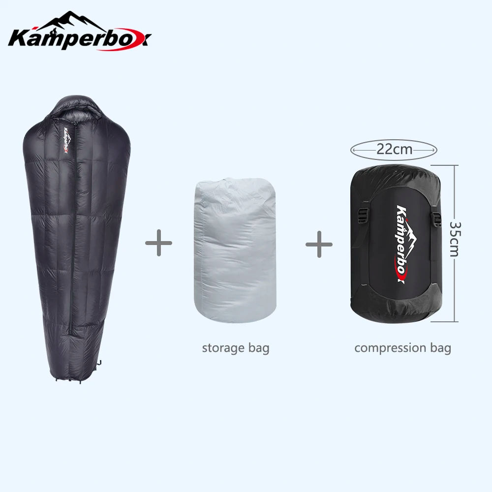 Kamperbox Winter Sleeping Bags Ultralight Camping Equipment