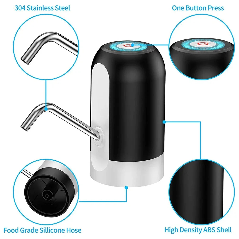 Water Thermos Kitchen Garrafon USB Electric Pump Tools