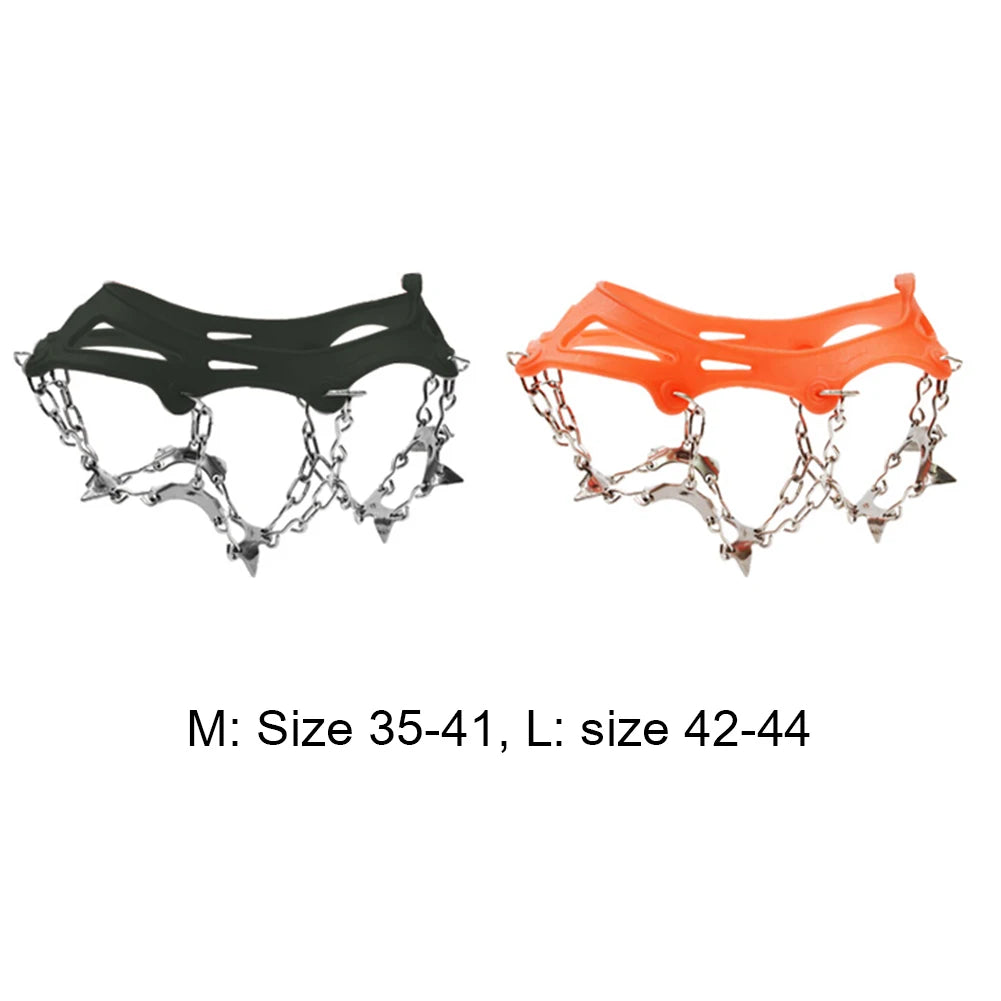 1 Pair 13 Teeth Anti-slip Outdoor Climbing Crampons 아이젠