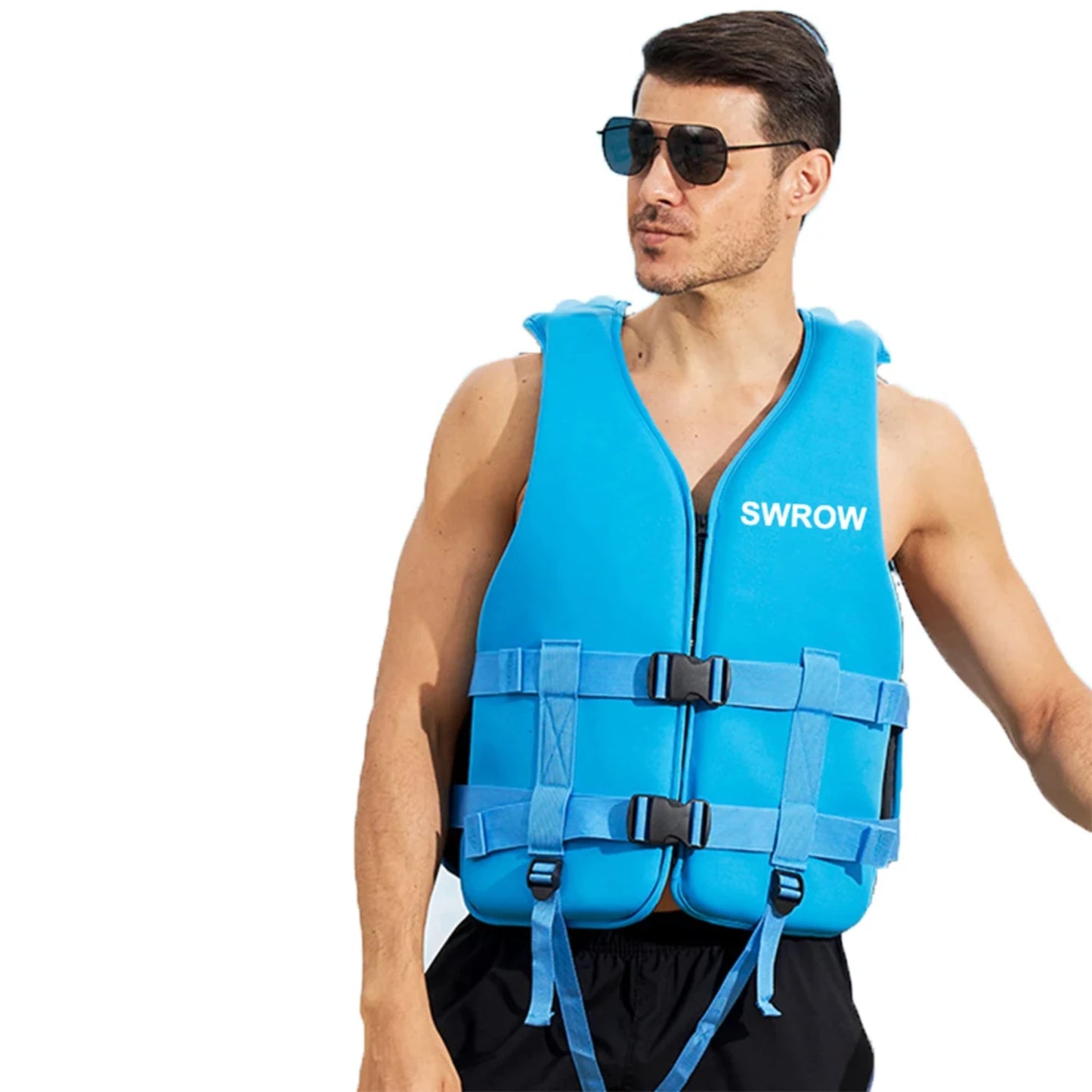 Neoprene Life Jacket Adult Survival Swimsuit Kayak Rafting