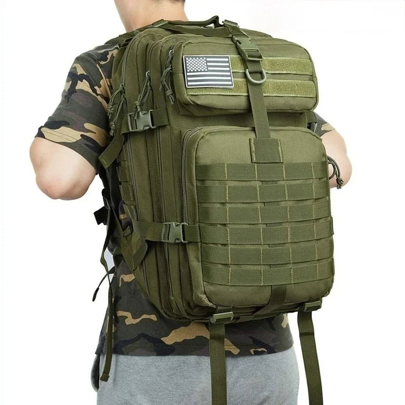 30L/50L 1000D Nylon Waterproof Trekking Fishing Backpack