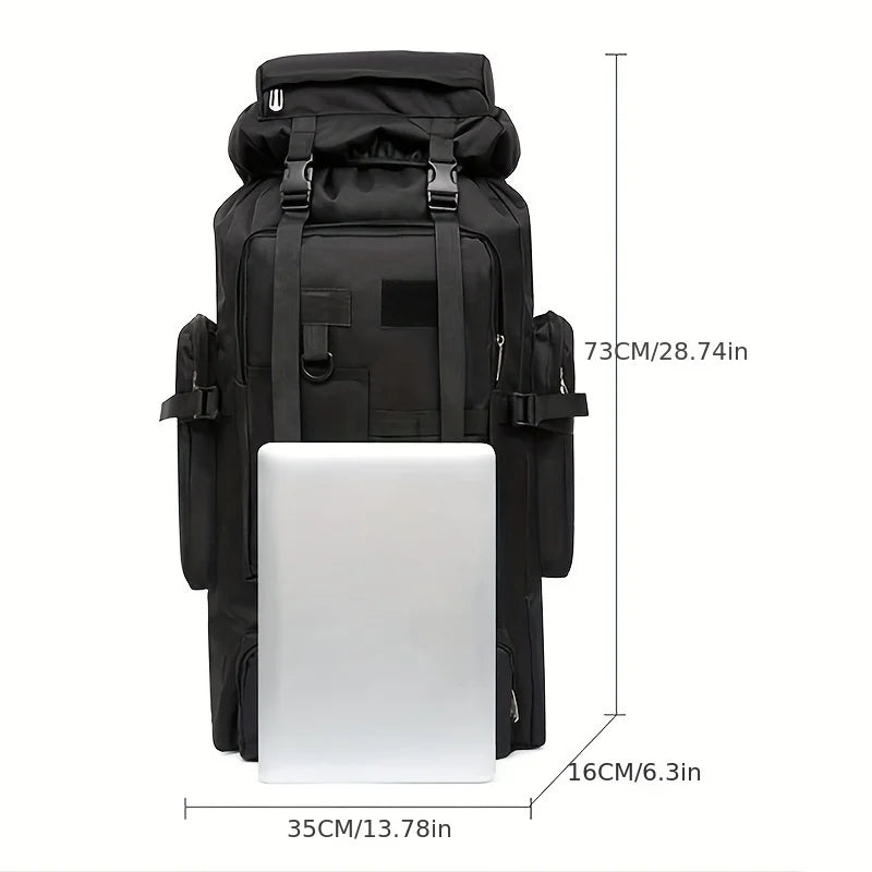 70L Camping Bag Backpack Mountaineering For Men Travel