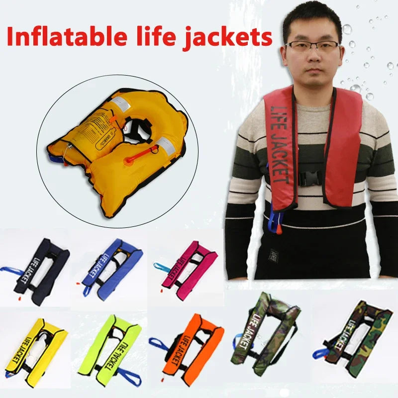 Automatic Inflatable Life Jacket Professional Swimming Fishing Vest