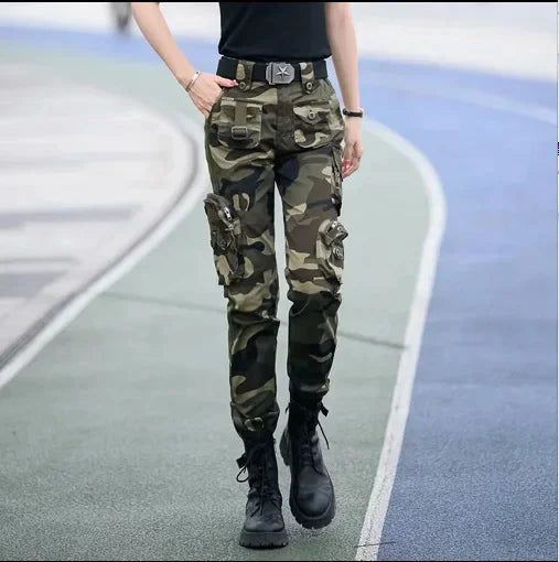 Outdoor Multi Pocket Long Pants Wear Resistant Cotton Trousers