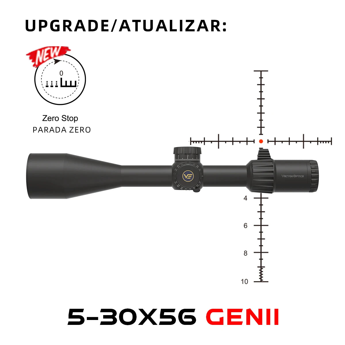 Vector Optics Tauron FFP Riflescope for Hunting and Competition