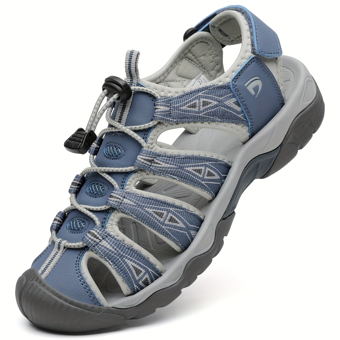 Women's Lightweight Sport Hiking Sandals with Adjustable Bungee Closure