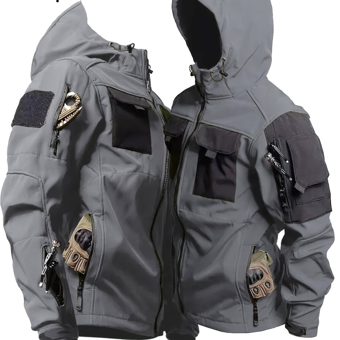 Lightweight Warm Hooded Jacket for Outdoor Activities