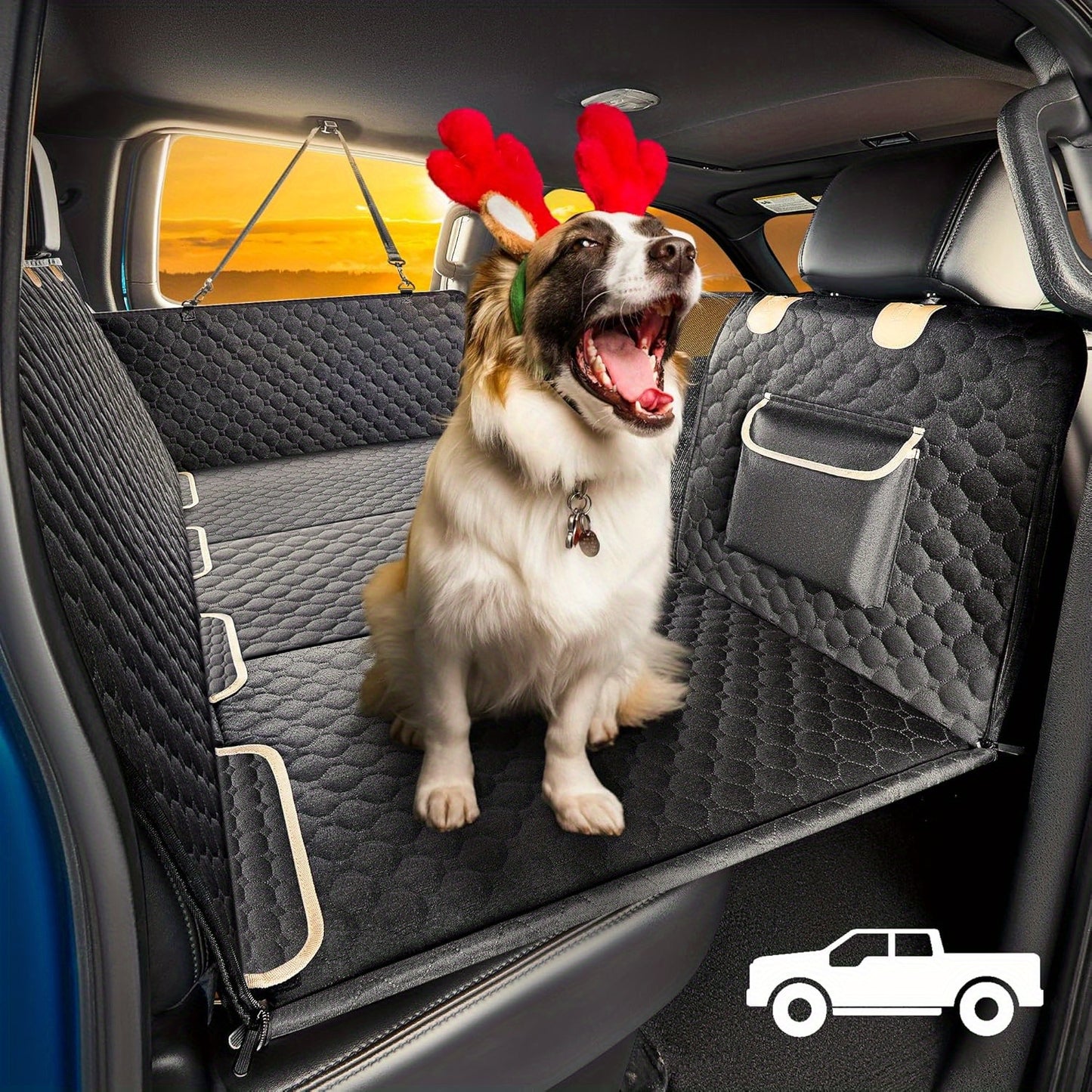 Heavy Duty Waterproof SHARLOVY Dog Car Seat Cover XL