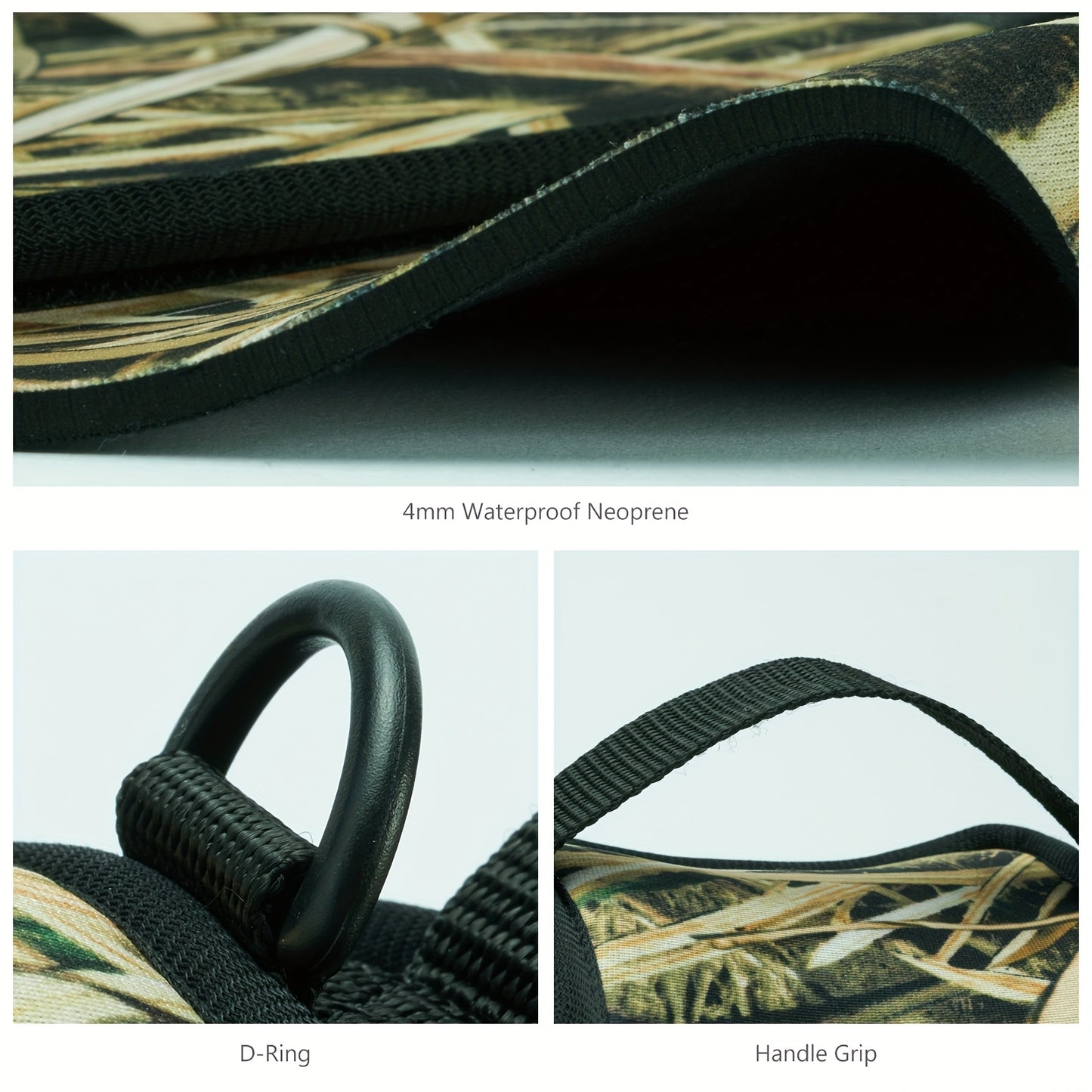 Waterproof Hunting Vest BASSDASH Dog Camo Neoprene Vest