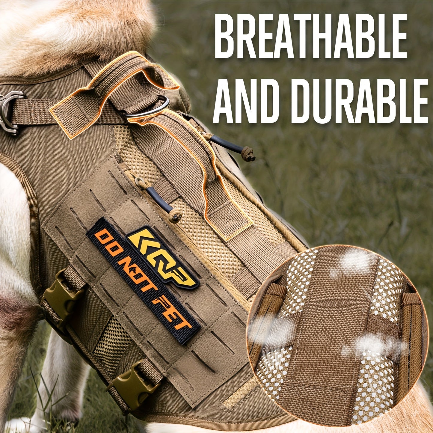 No Pull Dog Harness - Tactical Dog Harness for Training