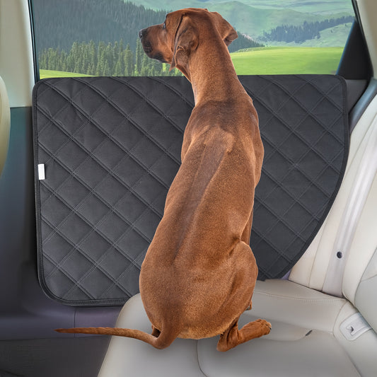 Waterproof Dog Protector 2pcs Quilted Car Door Cover