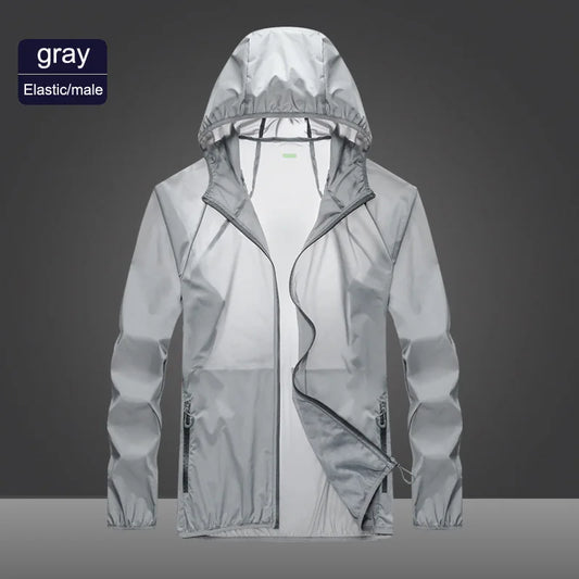 2023 Pocket Quick-Drying Sun Protection Jacket Ultrathin Windbreaker for Cycling Running Camping