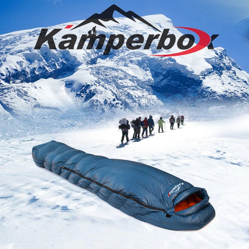 Kamperbox Winter Down Sleeping Bag Ultralight Elegance700