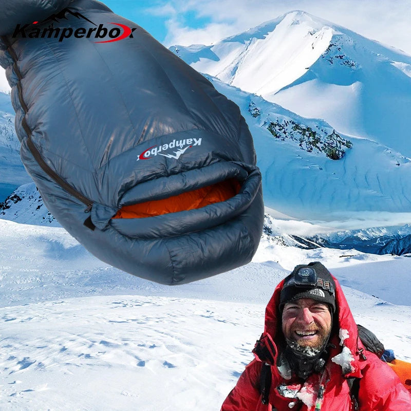 Kamperbox Winter Down Sleeping Bag Ultralight Elegance700
