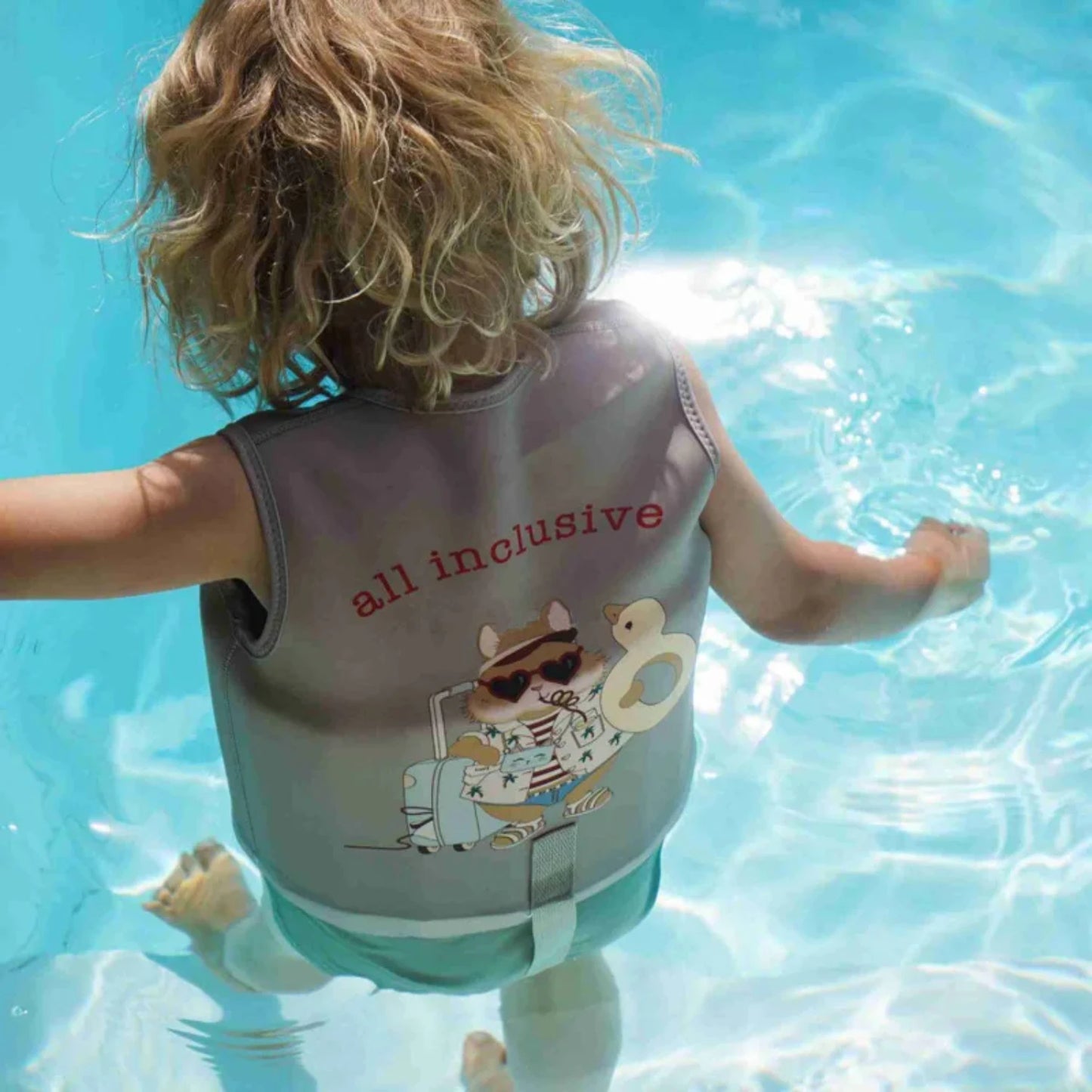 Cute 1-6 Years Children Swim Vest Safety Life Jacket