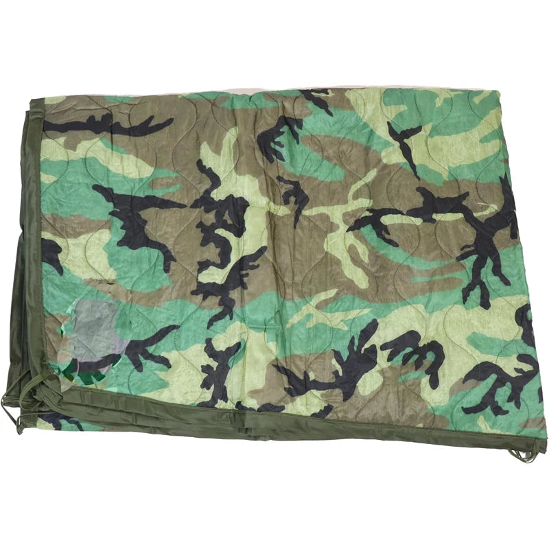 Military Army Camping Blanket Tactical Woobie Poncho Liner