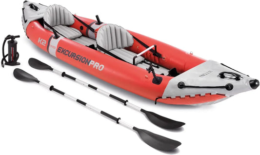 Excursion Pro Inflatable Kayak Series with Deluxe Paddles