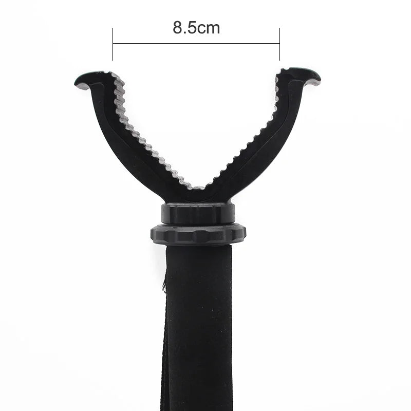 Aluminum Hunting Shooting Accessory V Shaped Rotating Yoke Monopod