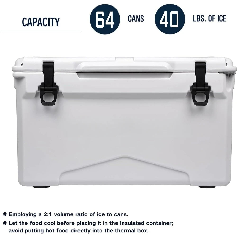 40 Quart Rotomolded Cooler for BBQ Camping and Picnic
