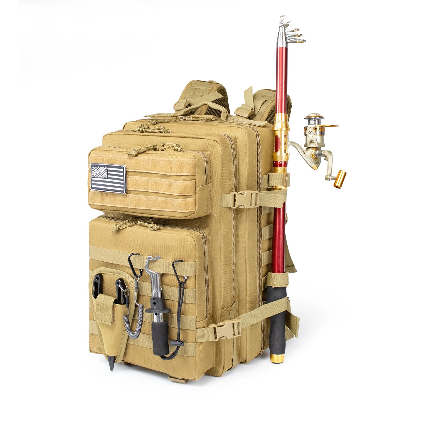 45L Fishing Hunting Bag Tactical Backpack Men's Travel Rucksack