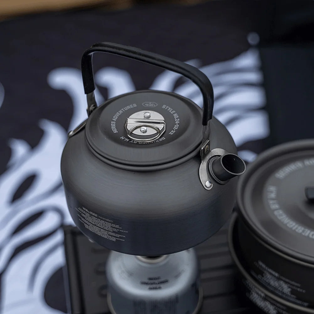 3Pcs/Set Camping Cookware Set Aluminum Alloy Portable Cookware Kit