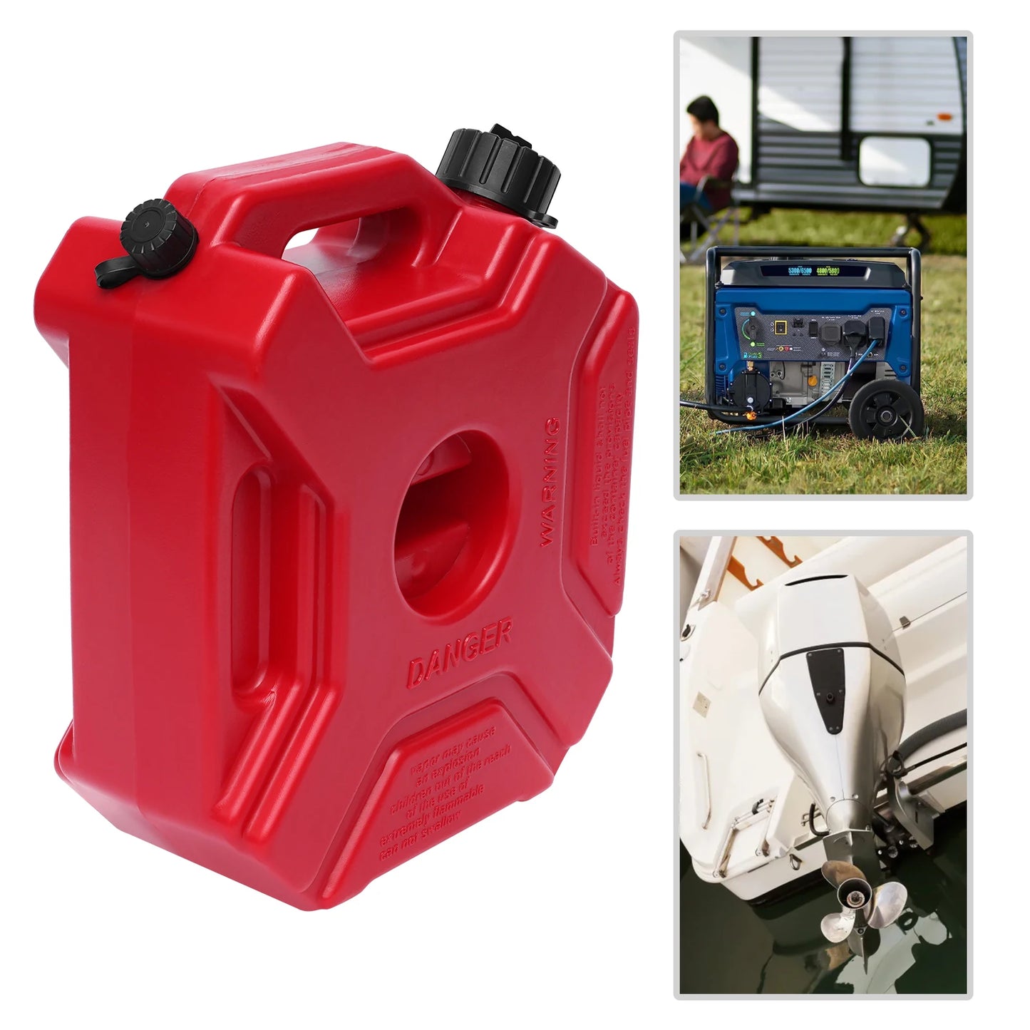 5L/12L/24L Portable Boat Fuel Tank Marine Yacht Engine Gasoline Tank