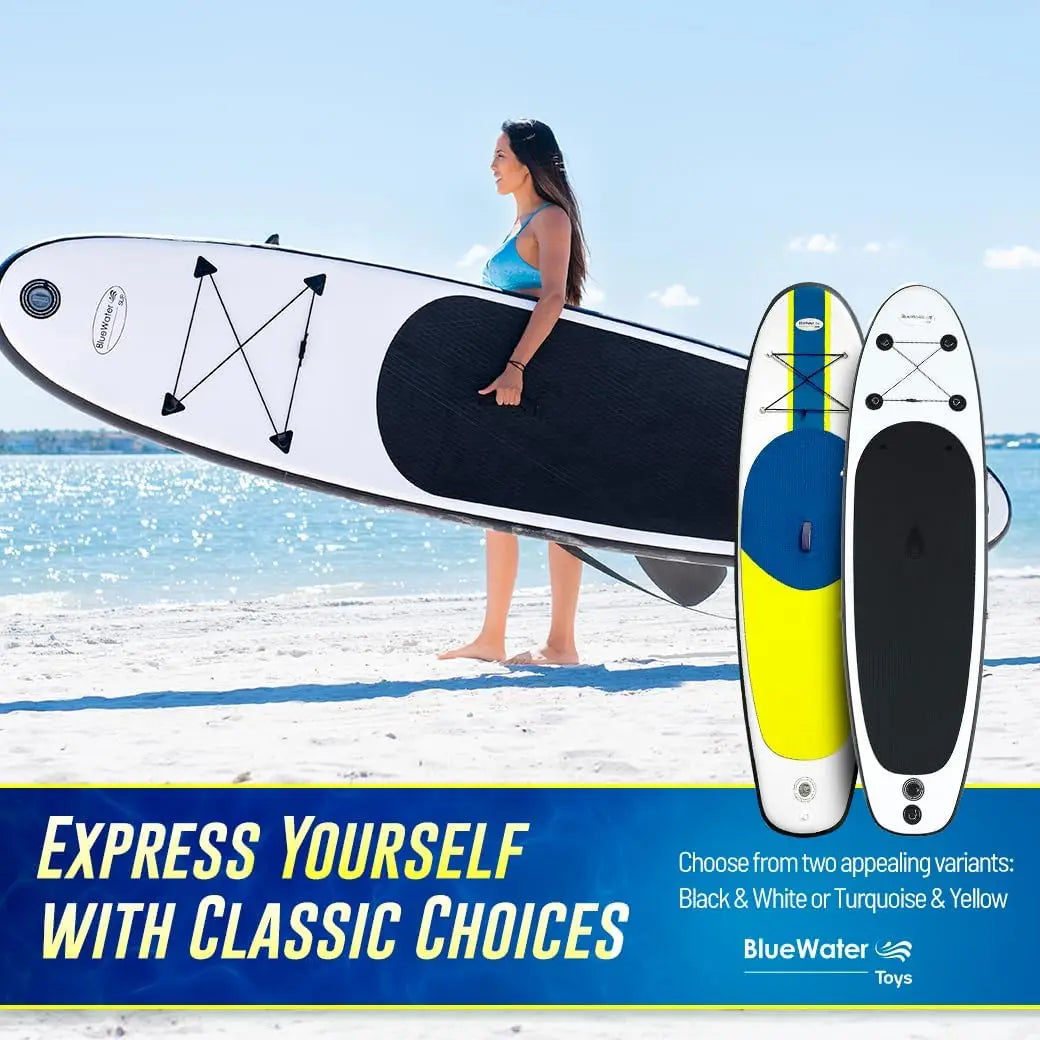 Portable Inflatable Stand Up Paddle Board Kit with Pump