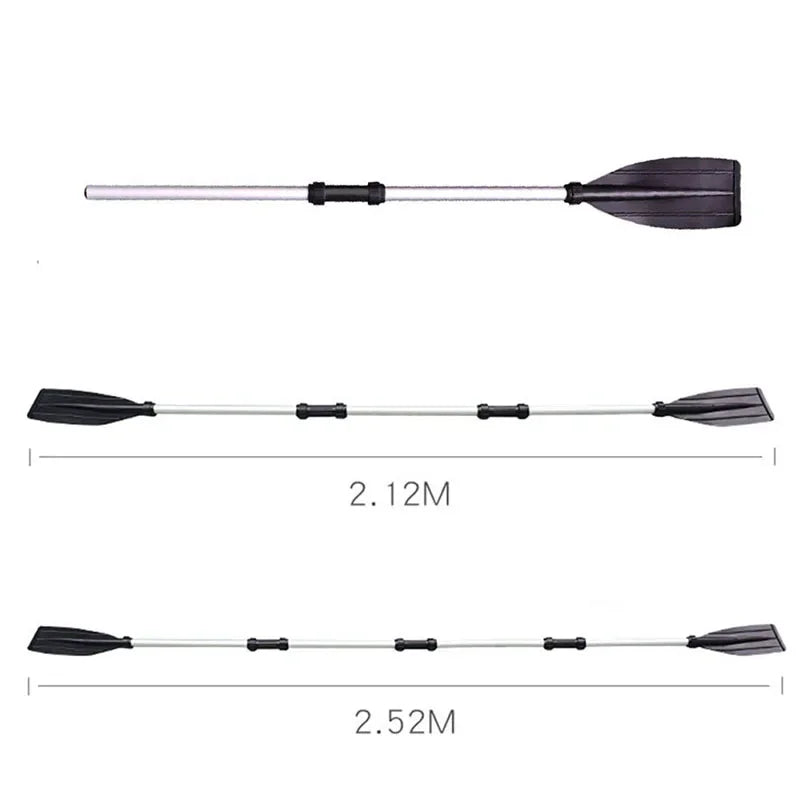 2Pcs Aluminum Alloy Detachable Float Afloat Oars Fitting
