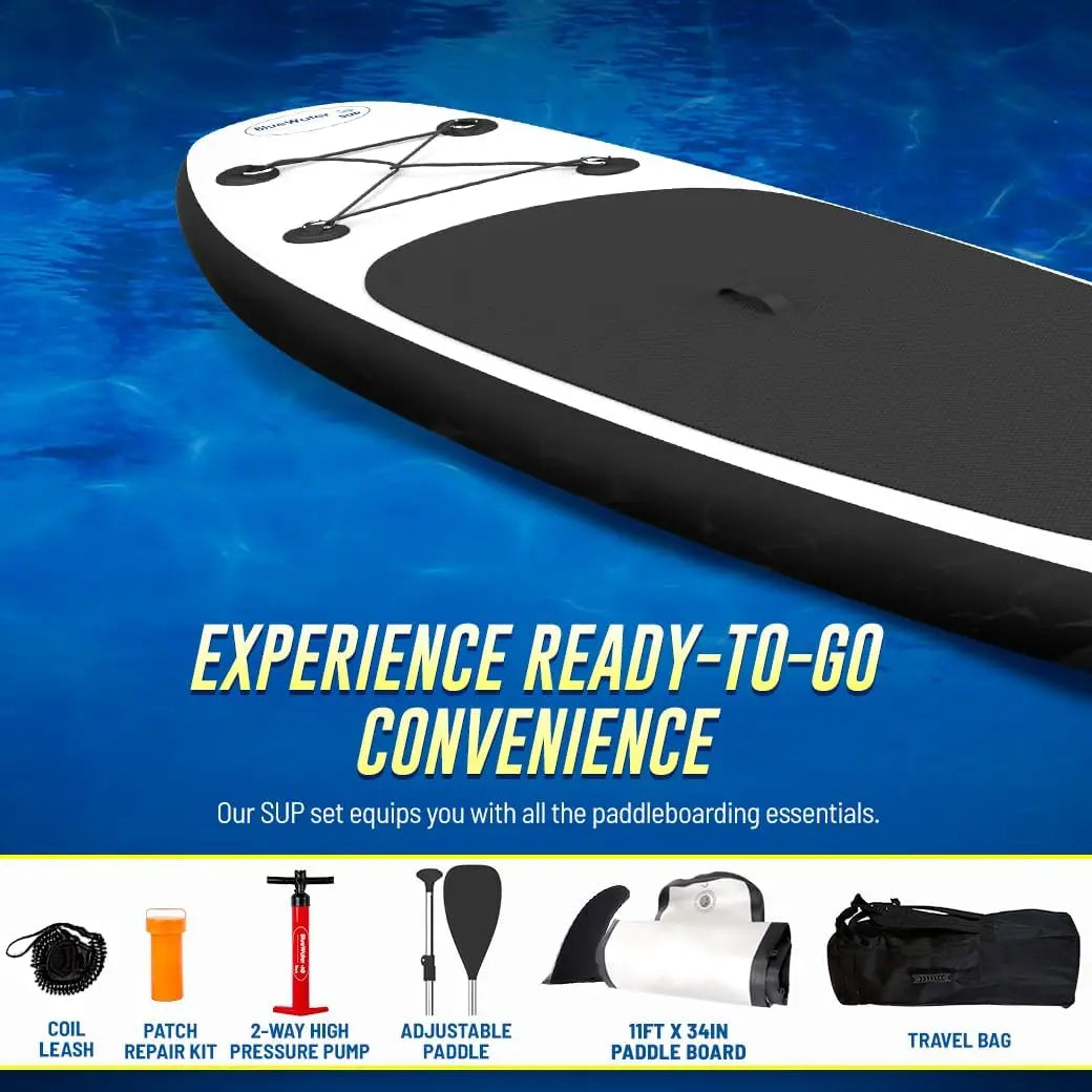 Portable Inflatable Stand Up Paddle Board Kit with Pump