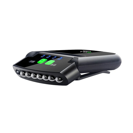 Sensor Switching Headlight Clip Cap 100LM Waterproof USB Rechargeable Headlamp